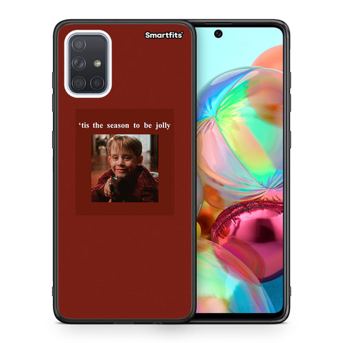 Θήκη Samsung A71 Xmas Ultimate Spirit από τη Smartfits με σχέδιο στο πίσω μέρος και μαύρο περίβλημα | Samsung A71 Xmas Ultimate Spirit case with colorful back and black bezels