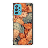 Thumbnail for Samsung A72 Autumn Leaves Θήκη από τη Smartfits με σχέδιο στο πίσω μέρος και μαύρο περίβλημα | Smartphone case with colorful back and black bezels by Smartfits