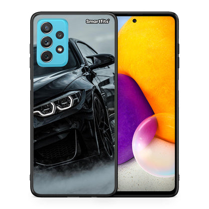 Θήκη Samsung A72 Black BMW από τη Smartfits με σχέδιο στο πίσω μέρος και μαύρο περίβλημα | Samsung A72 Black BMW case with colorful back and black bezels