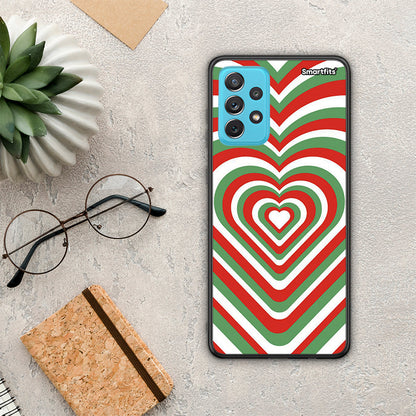 Christmas Hearts - Samsung Galaxy A72 θήκη