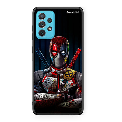 Samsung A72 Funny Guy θήκη από τη Smartfits με σχέδιο στο πίσω μέρος και μαύρο περίβλημα | Smartphone case with colorful back and black bezels by Smartfits