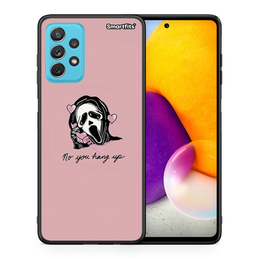 Θήκη Samsung A72 Halloween Hang Up από τη Smartfits με σχέδιο στο πίσω μέρος και μαύρο περίβλημα | Samsung A72 Halloween Hang Up case with colorful back and black bezels