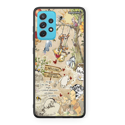 Samsung A72 Happy Friends θήκη από τη Smartfits με σχέδιο στο πίσω μέρος και μαύρο περίβλημα | Smartphone case with colorful back and black bezels by Smartfits