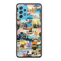 Thumbnail for Samsung A72 Live To Travel θήκη από τη Smartfits με σχέδιο στο πίσω μέρος και μαύρο περίβλημα | Smartphone case with colorful back and black bezels by Smartfits