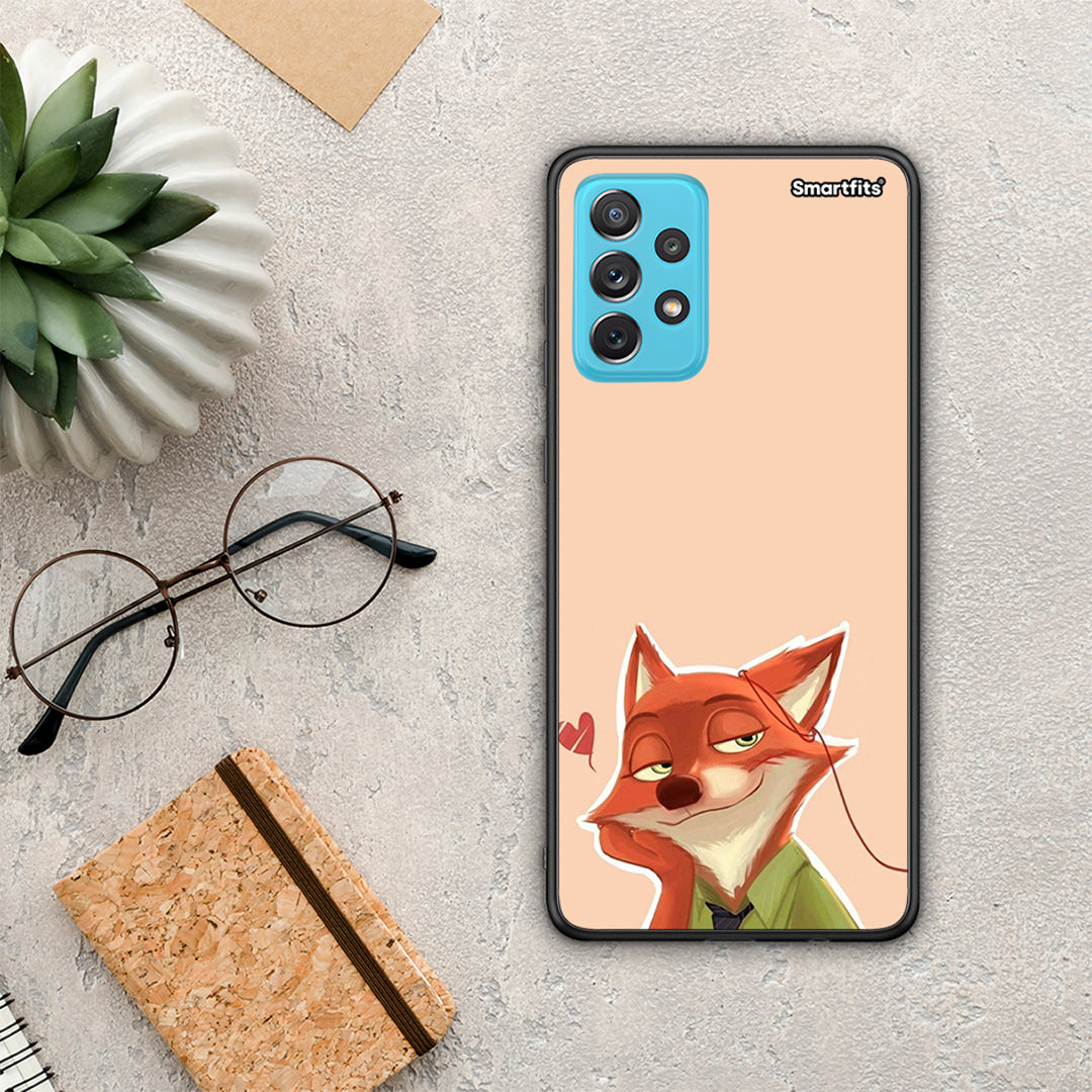 Nick Wilde And Judy Hopps Love 1 - Samsung Galaxy A72 θήκη