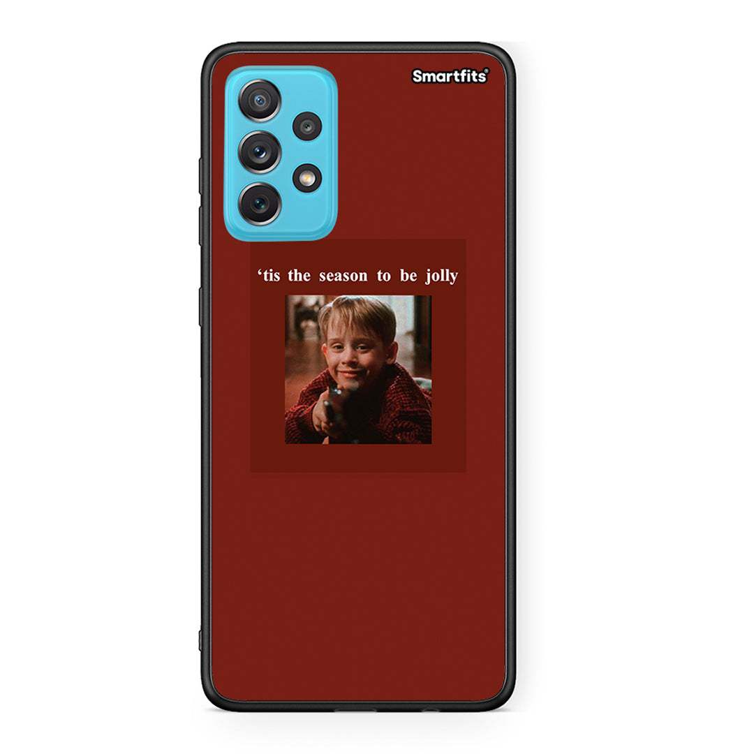 Samsung A72 Xmas Ultimate Spirit θήκη από τη Smartfits με σχέδιο στο πίσω μέρος και μαύρο περίβλημα | Smartphone case with colorful back and black bezels by Smartfits