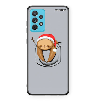 Samsung A72 Xmas Zzzz θήκη από τη Smartfits με σχέδιο στο πίσω μέρος και μαύρο περίβλημα | Smartphone case with colorful back and black bezels by Smartfits