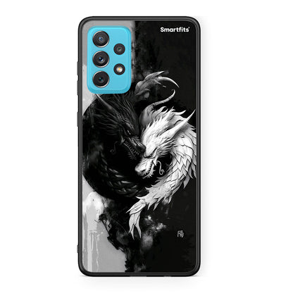 Samsung A72 Yin Yang Θήκη από τη Smartfits με σχέδιο στο πίσω μέρος και μαύρο περίβλημα | Smartphone case with colorful back and black bezels by Smartfits