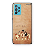 Thumbnail for Samsung A72 You Go Girl θήκη από τη Smartfits με σχέδιο στο πίσω μέρος και μαύρο περίβλημα | Smartphone case with colorful back and black bezels by Smartfits