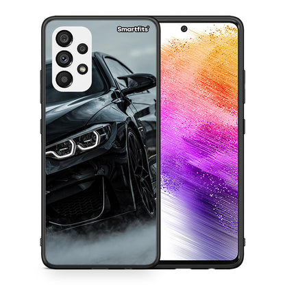 Θήκη Samsung A73 5G Black BMW από τη Smartfits με σχέδιο στο πίσω μέρος και μαύρο περίβλημα | Samsung A73 5G Black BMW case with colorful back and black bezels