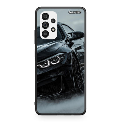 Samsung A73 5G Black BMW θήκη από τη Smartfits με σχέδιο στο πίσω μέρος και μαύρο περίβλημα | Smartphone case with colorful back and black bezels by Smartfits