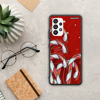 Candy Cane - Samsung Galaxy A73 5G θήκη