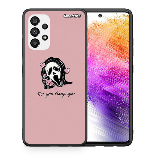 Θήκη Samsung A73 5G Halloween Hang Up από τη Smartfits με σχέδιο στο πίσω μέρος και μαύρο περίβλημα | Samsung A73 5G Halloween Hang Up case with colorful back and black bezels