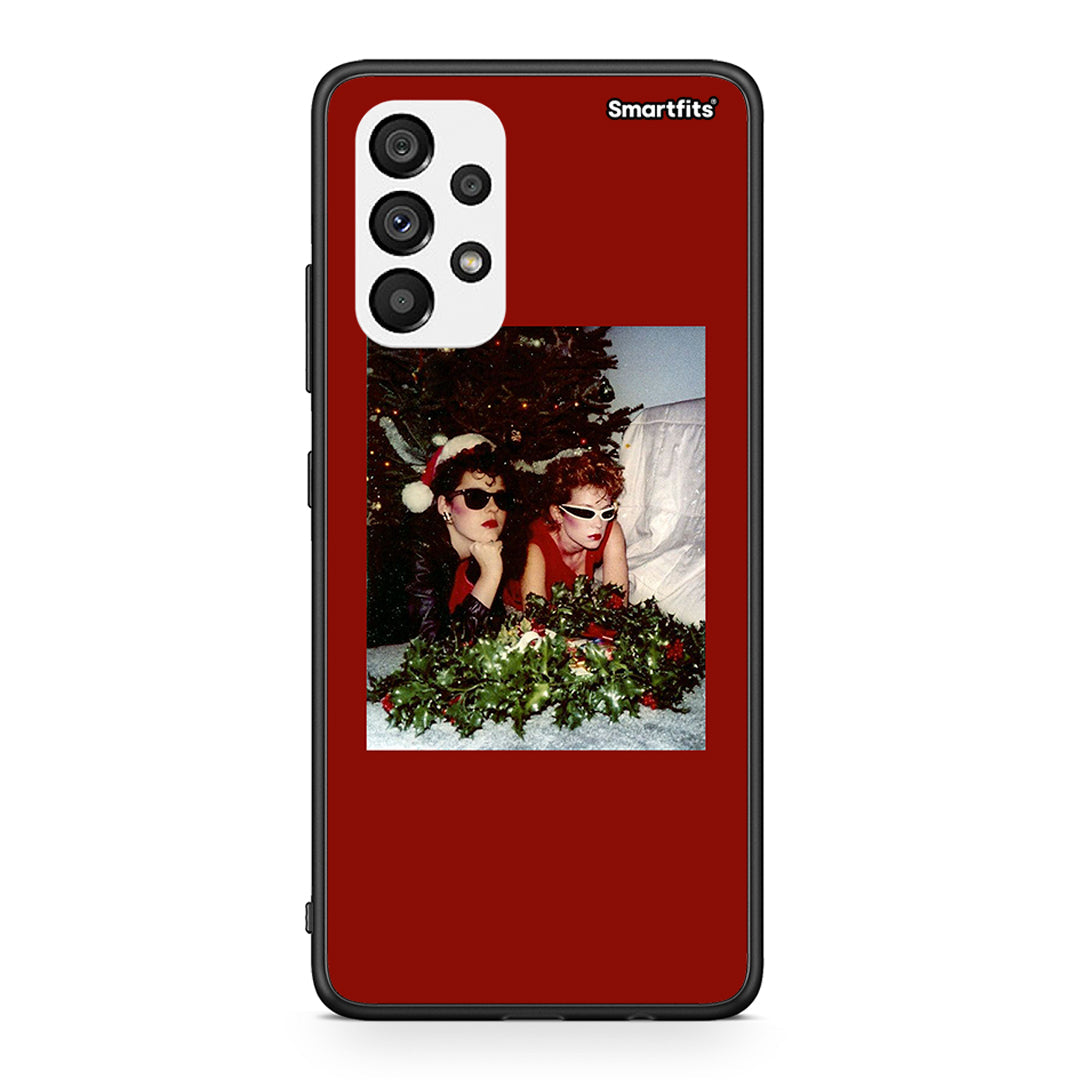 Samsung A73 5G Waiting For Xmas θήκη από τη Smartfits με σχέδιο στο πίσω μέρος και μαύρο περίβλημα | Smartphone case with colorful back and black bezels by Smartfits