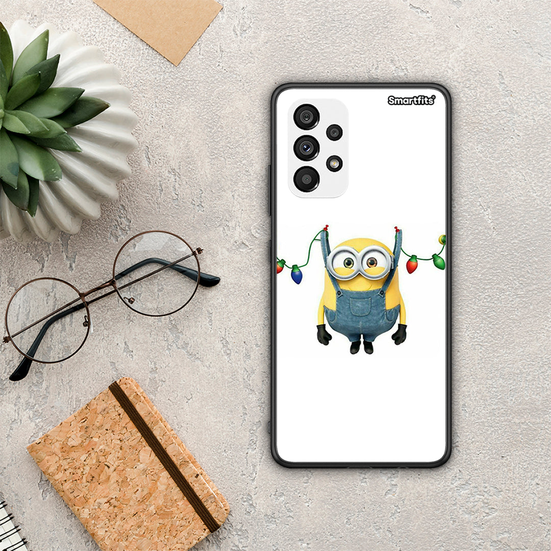 Xmas Minion Lights - Samsung Galaxy A73 5G θήκη