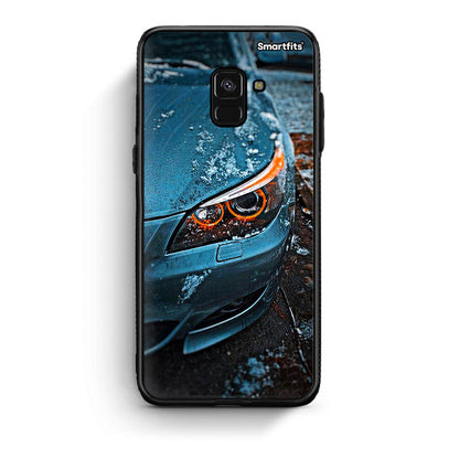 Samsung A8 Bmw E60 Θήκη από τη Smartfits με σχέδιο στο πίσω μέρος και μαύρο περίβλημα | Smartphone case with colorful back and black bezels by Smartfits
