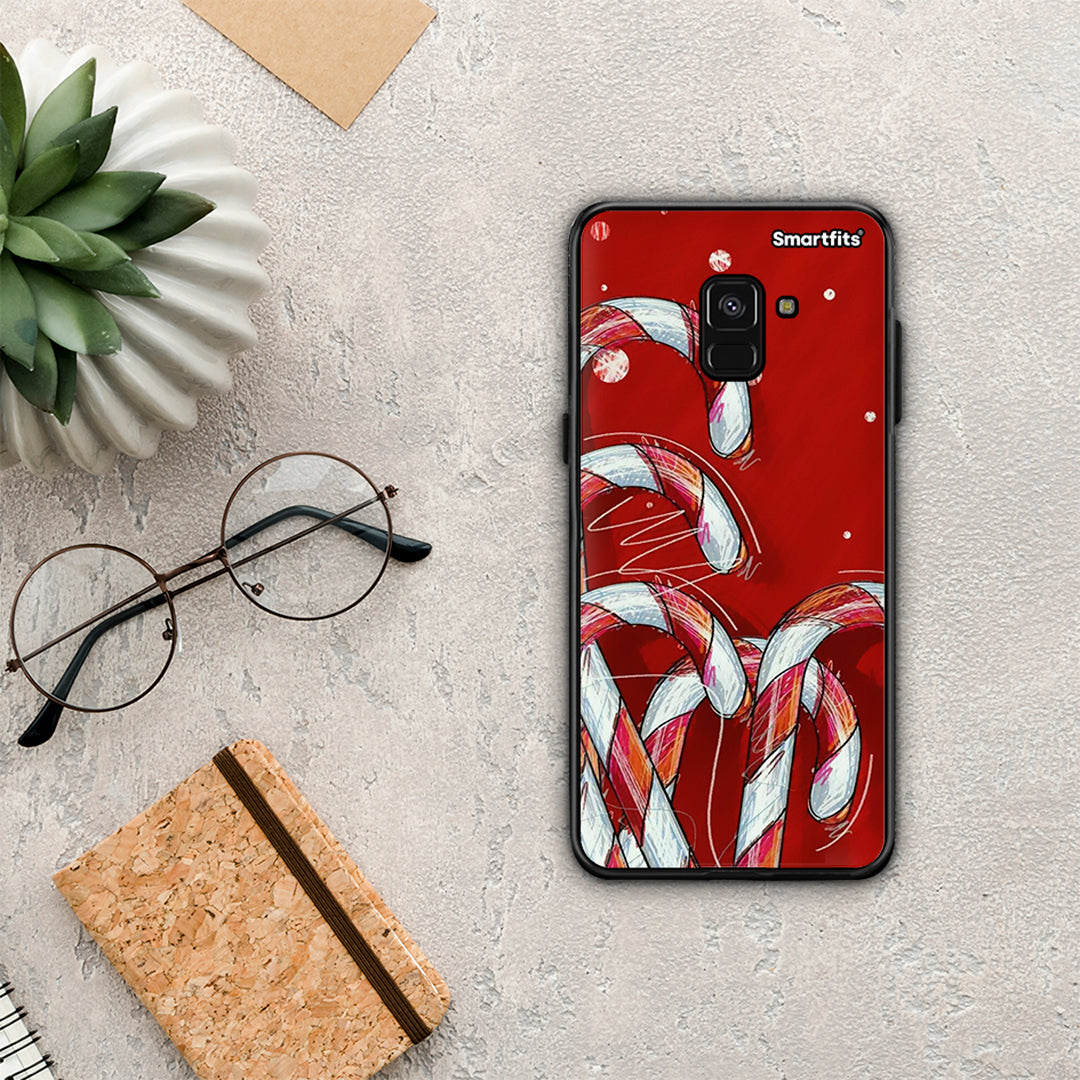 Candy Cane - Samsung Galaxy A8 θήκη