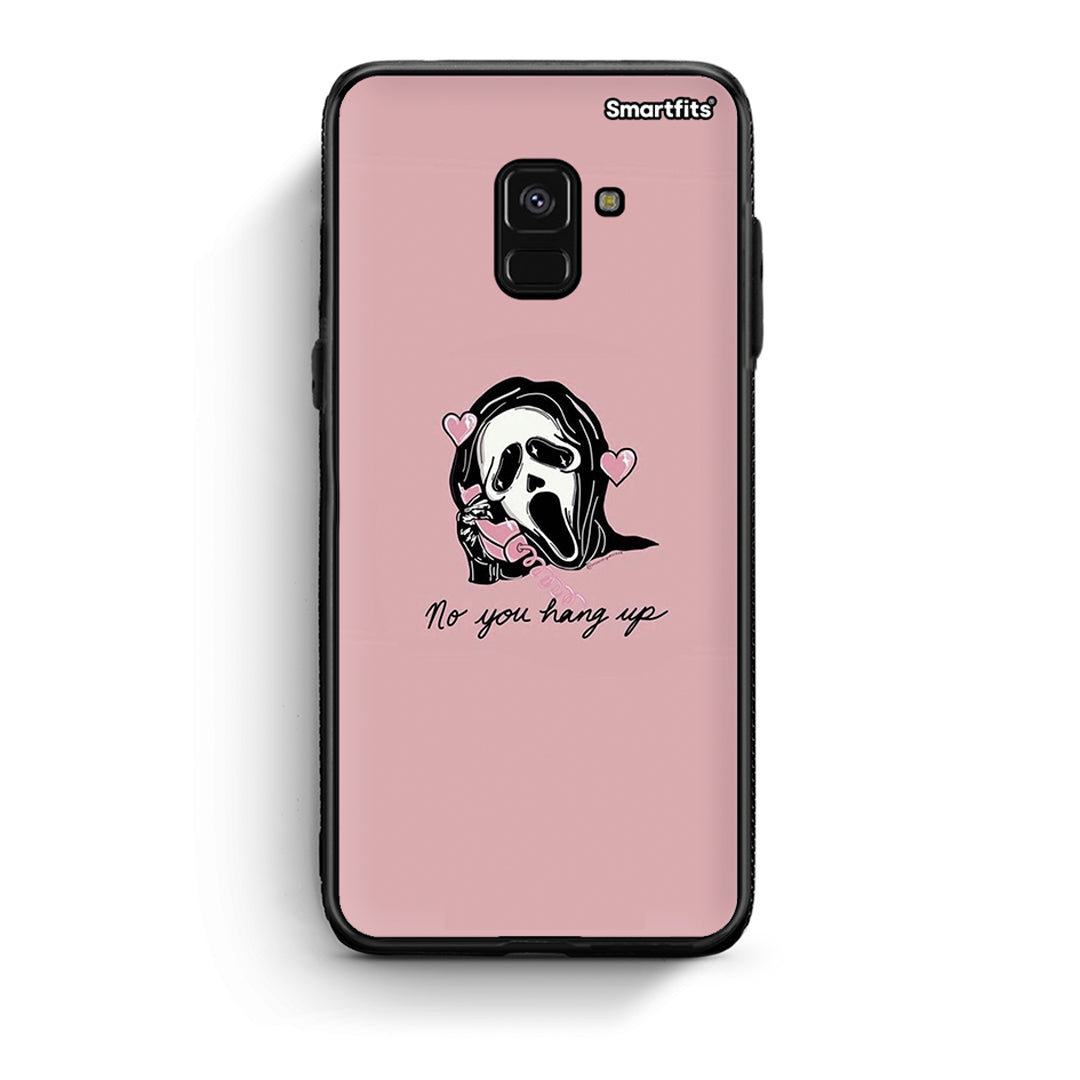 Samsung A8 Halloween Hang Up Θήκη από τη Smartfits με σχέδιο στο πίσω μέρος και μαύρο περίβλημα | Smartphone case with colorful back and black bezels by Smartfits