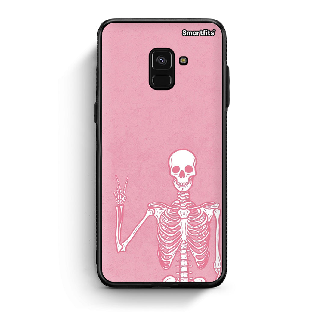 Samsung A8 Halloween Motivation Θήκη από τη Smartfits με σχέδιο στο πίσω μέρος και μαύρο περίβλημα | Smartphone case with colorful back and black bezels by Smartfits