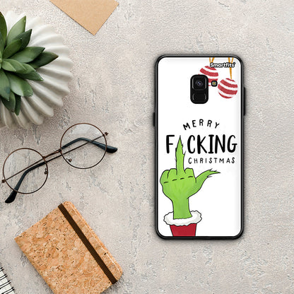 Merry F Xmas - Samsung Galaxy A8 θήκη