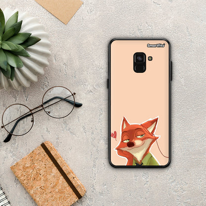 Nick Wilde And Judy Hopps Love 1 - Samsung Galaxy A8 θήκη
