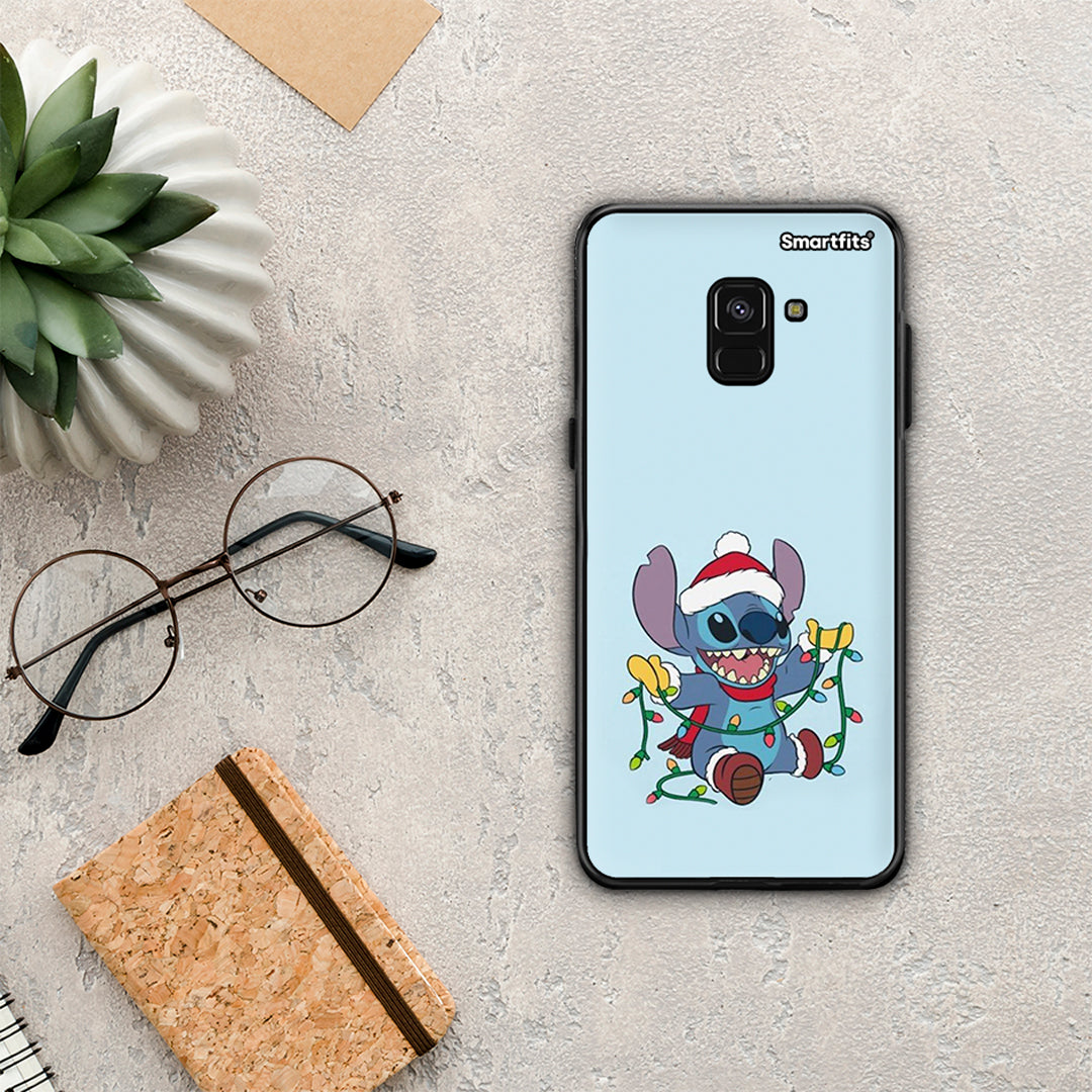 Santa Stich - Samsung Galaxy A8 θήκη