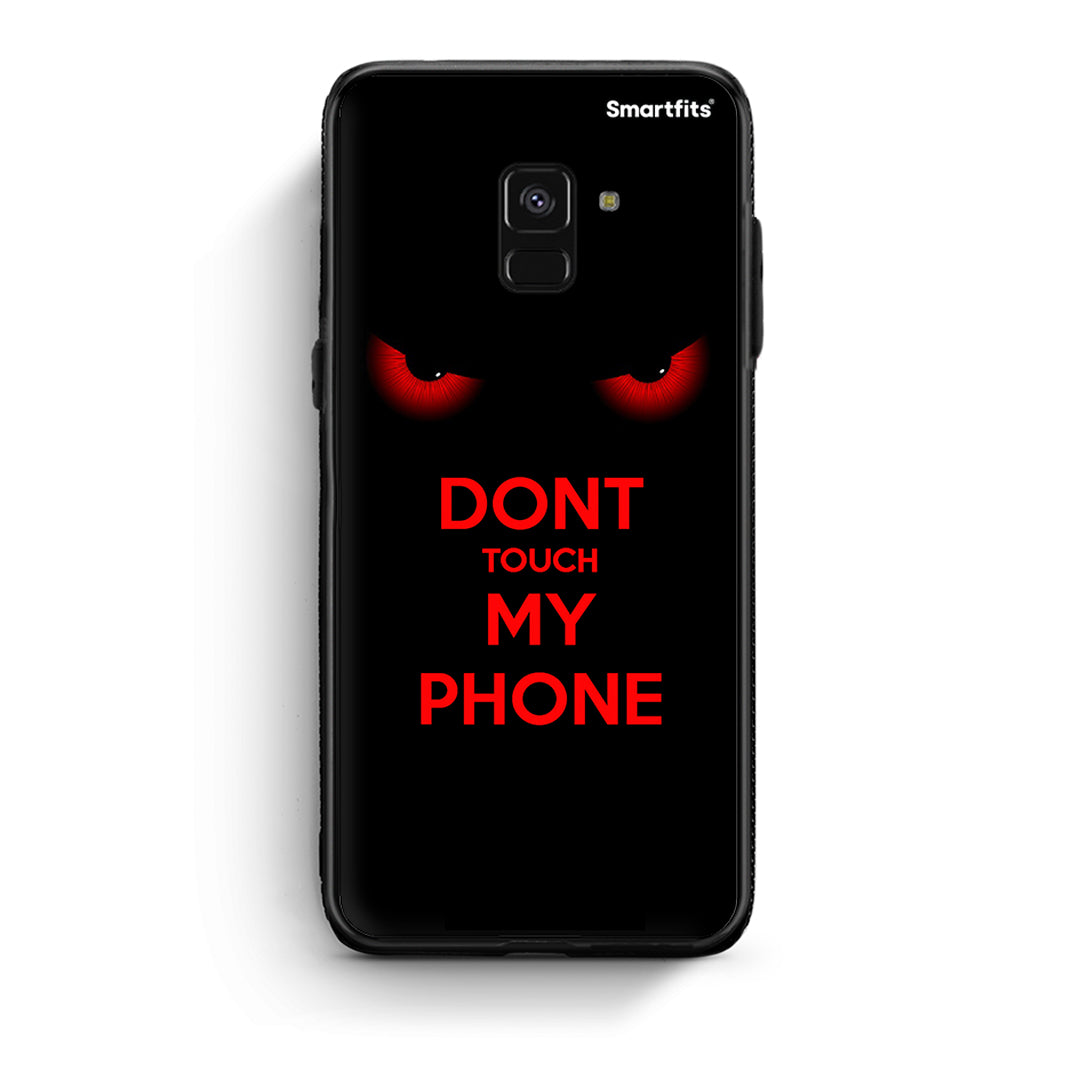 Samsung A8 Touch My Phone Θήκη από τη Smartfits με σχέδιο στο πίσω μέρος και μαύρο περίβλημα | Smartphone case with colorful back and black bezels by Smartfits