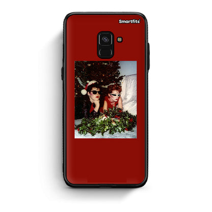 Samsung A8 Waiting For Xmas θήκη από τη Smartfits με σχέδιο στο πίσω μέρος και μαύρο περίβλημα | Smartphone case with colorful back and black bezels by Smartfits