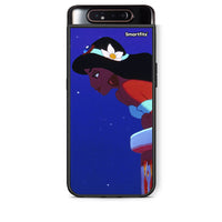 Thumbnail for Samsung A80 Alladin And Jasmine Love 2 θήκη από τη Smartfits με σχέδιο στο πίσω μέρος και μαύρο περίβλημα | Smartphone case with colorful back and black bezels by Smartfits