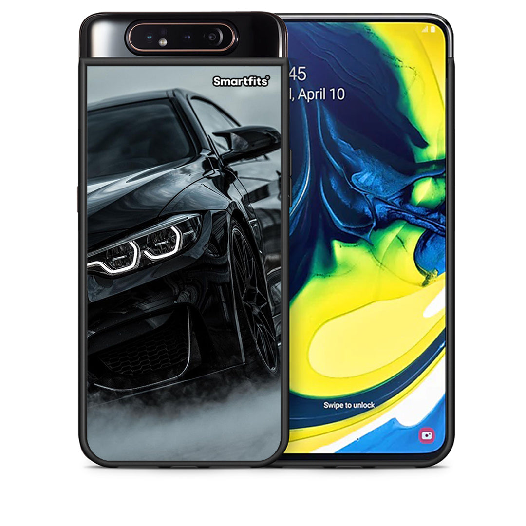 Θήκη Samsung A80 Black BMW από τη Smartfits με σχέδιο στο πίσω μέρος και μαύρο περίβλημα | Samsung A80 Black BMW case with colorful back and black bezels
