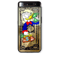 Thumbnail for Samsung A80 Duck Money Θήκη από τη Smartfits με σχέδιο στο πίσω μέρος και μαύρο περίβλημα | Smartphone case with colorful back and black bezels by Smartfits