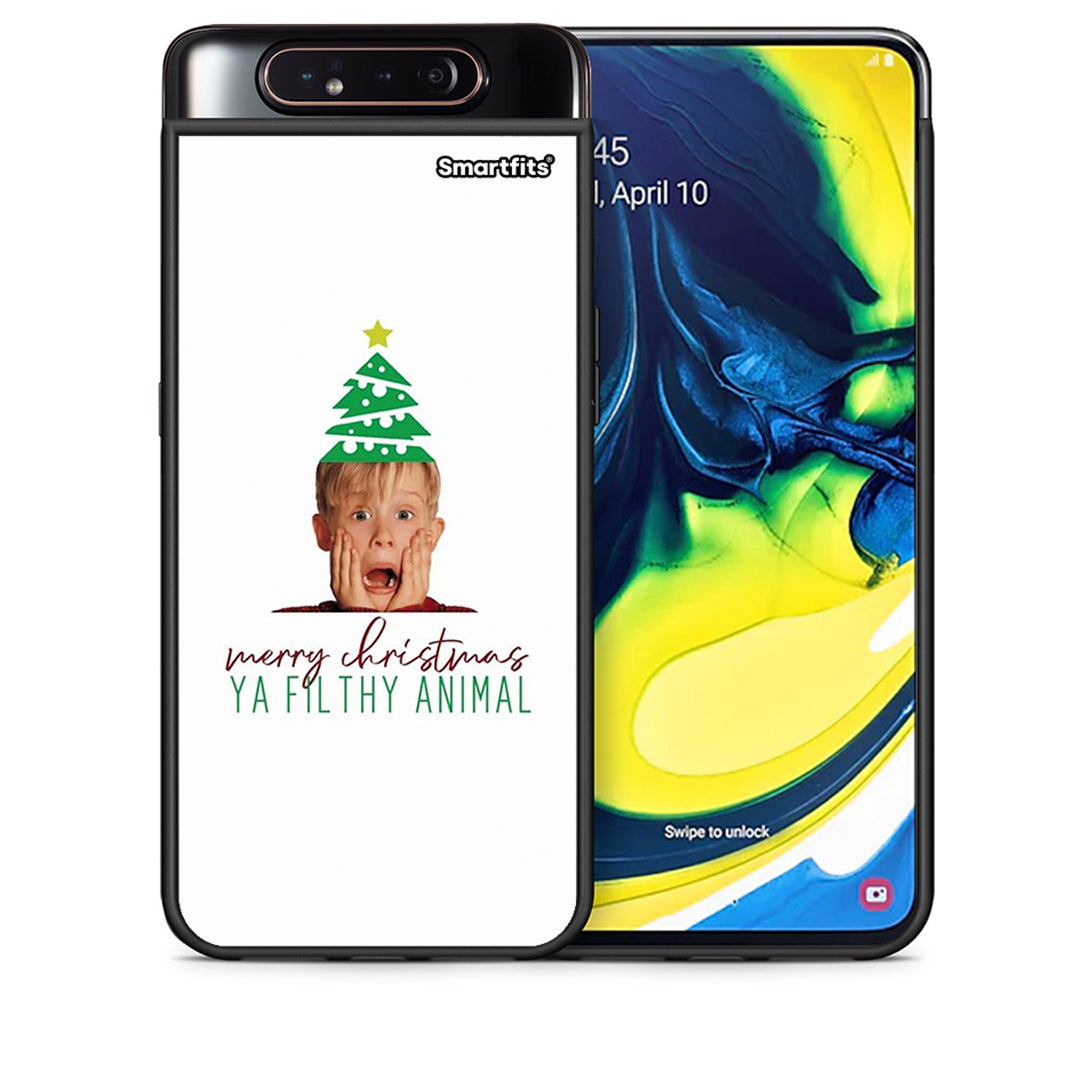 Θήκη Samsung A80 Filthy Animal από τη Smartfits με σχέδιο στο πίσω μέρος και μαύρο περίβλημα | Samsung A80 Filthy Animal case with colorful back and black bezels