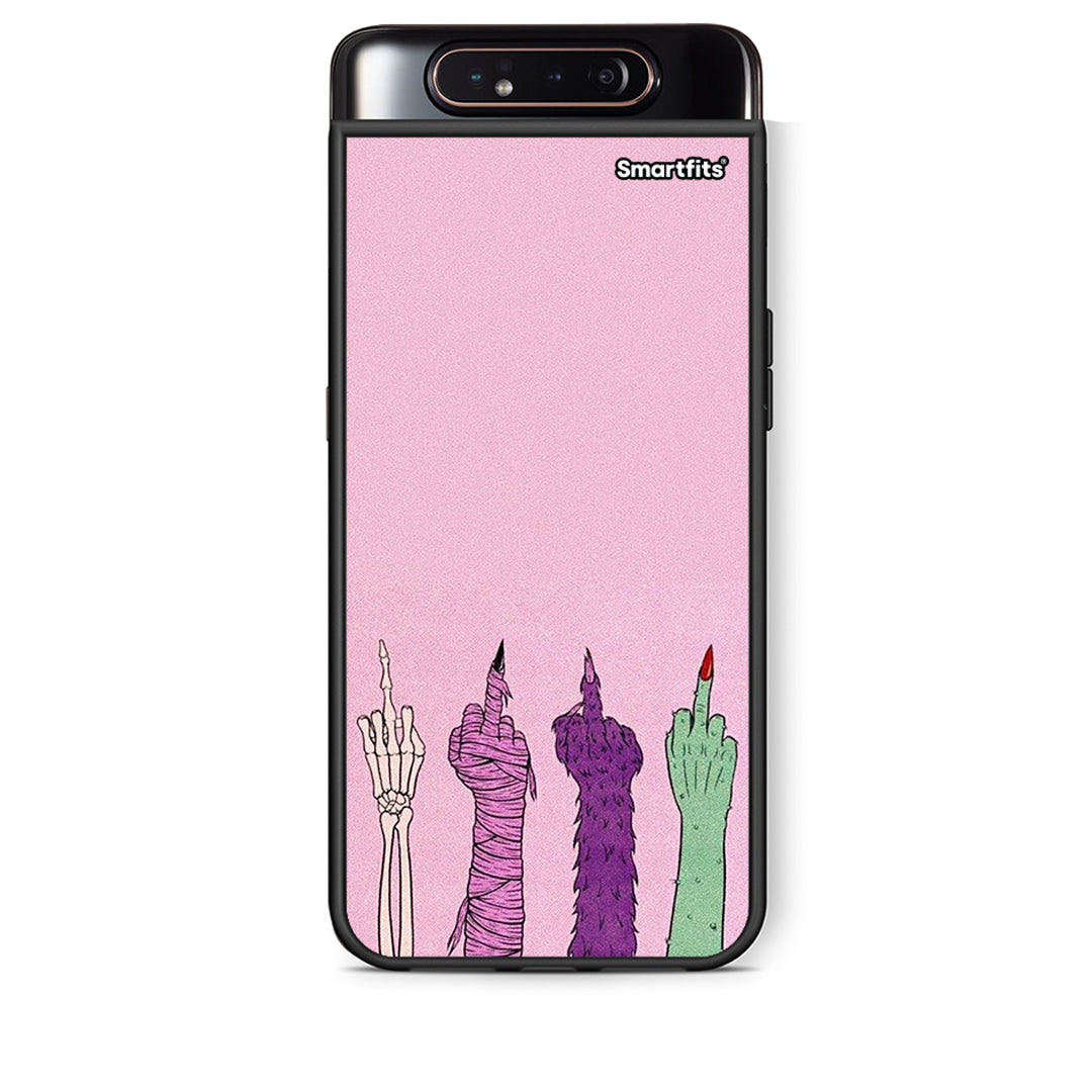 Samsung A80 Halloween Be A Lady Θήκη από τη Smartfits με σχέδιο στο πίσω μέρος και μαύρο περίβλημα | Smartphone case with colorful back and black bezels by Smartfits