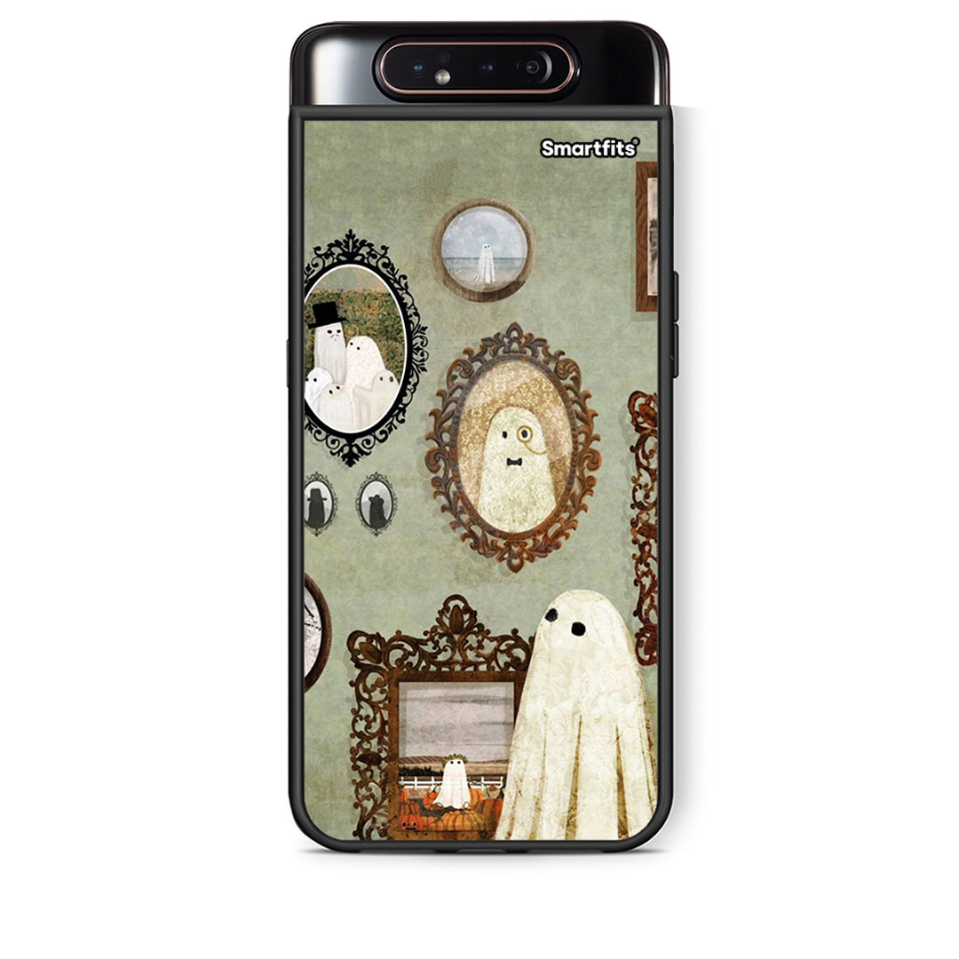 Samsung A80 Halloween Ghost Season Θήκη από τη Smartfits με σχέδιο στο πίσω μέρος και μαύρο περίβλημα | Smartphone case with colorful back and black bezels by Smartfits