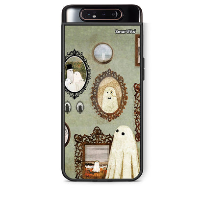 Samsung A80 Halloween Ghost Season Θήκη από τη Smartfits με σχέδιο στο πίσω μέρος και μαύρο περίβλημα | Smartphone case with colorful back and black bezels by Smartfits