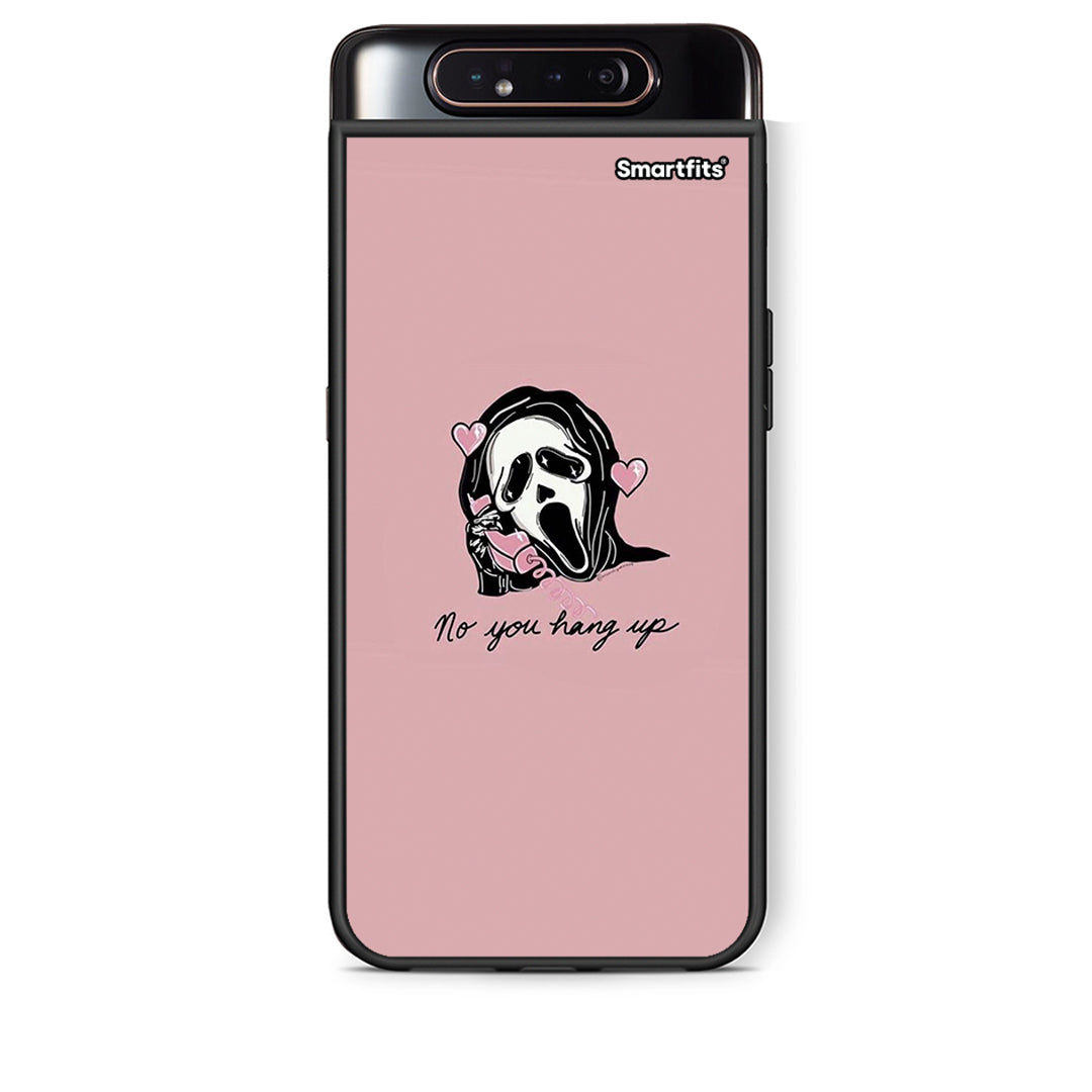 Samsung A80 Halloween Hang Up Θήκη από τη Smartfits με σχέδιο στο πίσω μέρος και μαύρο περίβλημα | Smartphone case with colorful back and black bezels by Smartfits