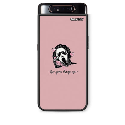 Samsung A80 Halloween Hang Up Θήκη από τη Smartfits με σχέδιο στο πίσω μέρος και μαύρο περίβλημα | Smartphone case with colorful back and black bezels by Smartfits