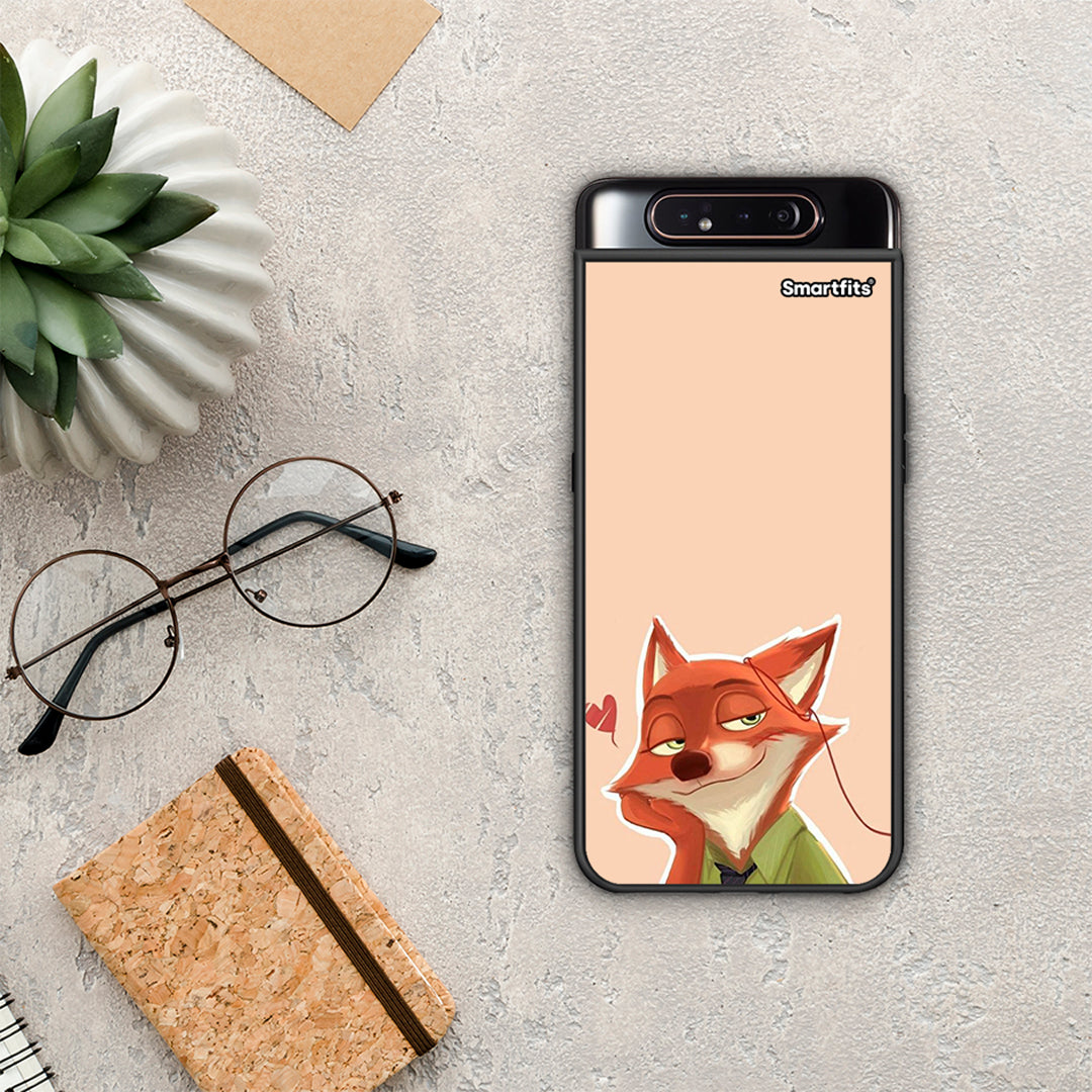 Nick Wilde And Judy Hopps Love 1 - Samsung Galaxy A80 θήκη
