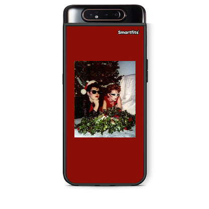Samsung A80 Waiting For Xmas θήκη από τη Smartfits με σχέδιο στο πίσω μέρος και μαύρο περίβλημα | Smartphone case with colorful back and black bezels by Smartfits