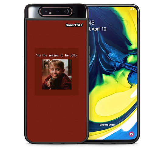 Θήκη Samsung A80 Xmas Ultimate Spirit από τη Smartfits με σχέδιο στο πίσω μέρος και μαύρο περίβλημα | Samsung A80 Xmas Ultimate Spirit case with colorful back and black bezels