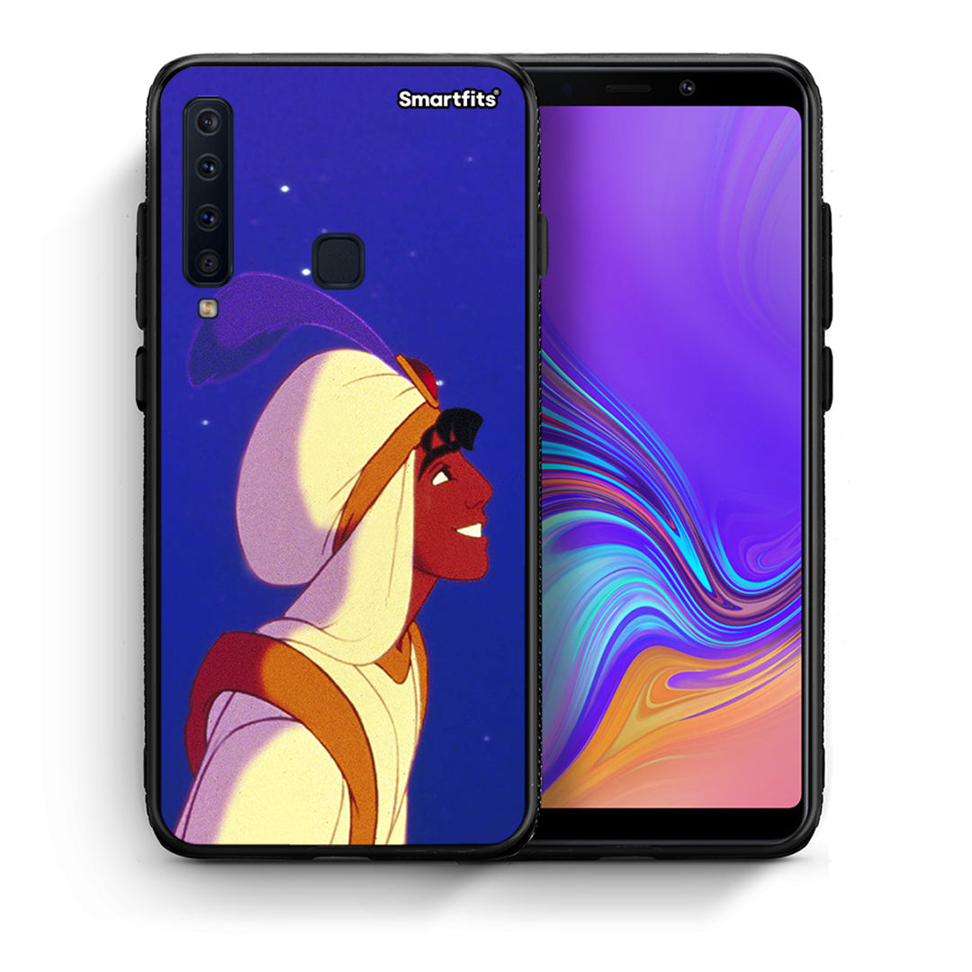 Θήκη Samsung A9 Alladin And Jasmine Love 1 από τη Smartfits με σχέδιο στο πίσω μέρος και μαύρο περίβλημα | Samsung A9 Alladin And Jasmine Love 1 case with colorful back and black bezels