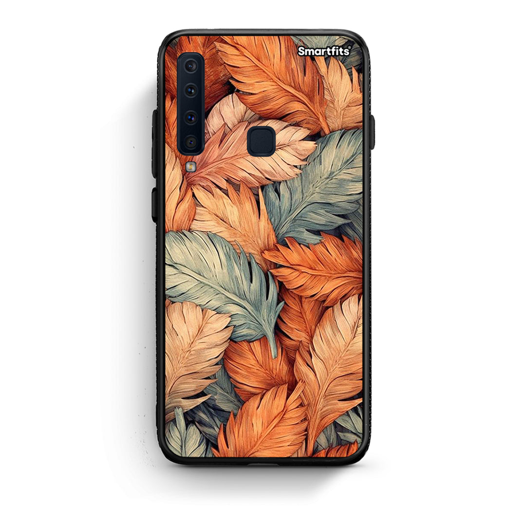 samsung a9 Autumn Leaves Θήκη από τη Smartfits με σχέδιο στο πίσω μέρος και μαύρο περίβλημα | Smartphone case with colorful back and black bezels by Smartfits