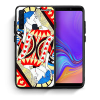 Thumbnail for Θήκη Samsung A9 Card Love από τη Smartfits με σχέδιο στο πίσω μέρος και μαύρο περίβλημα | Samsung A9 Card Love case with colorful back and black bezels