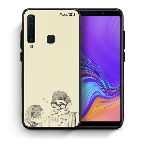 Θήκη Samsung A9 Carl And Ellie από τη Smartfits με σχέδιο στο πίσω μέρος και μαύρο περίβλημα | Samsung A9 Carl And Ellie case with colorful back and black bezels