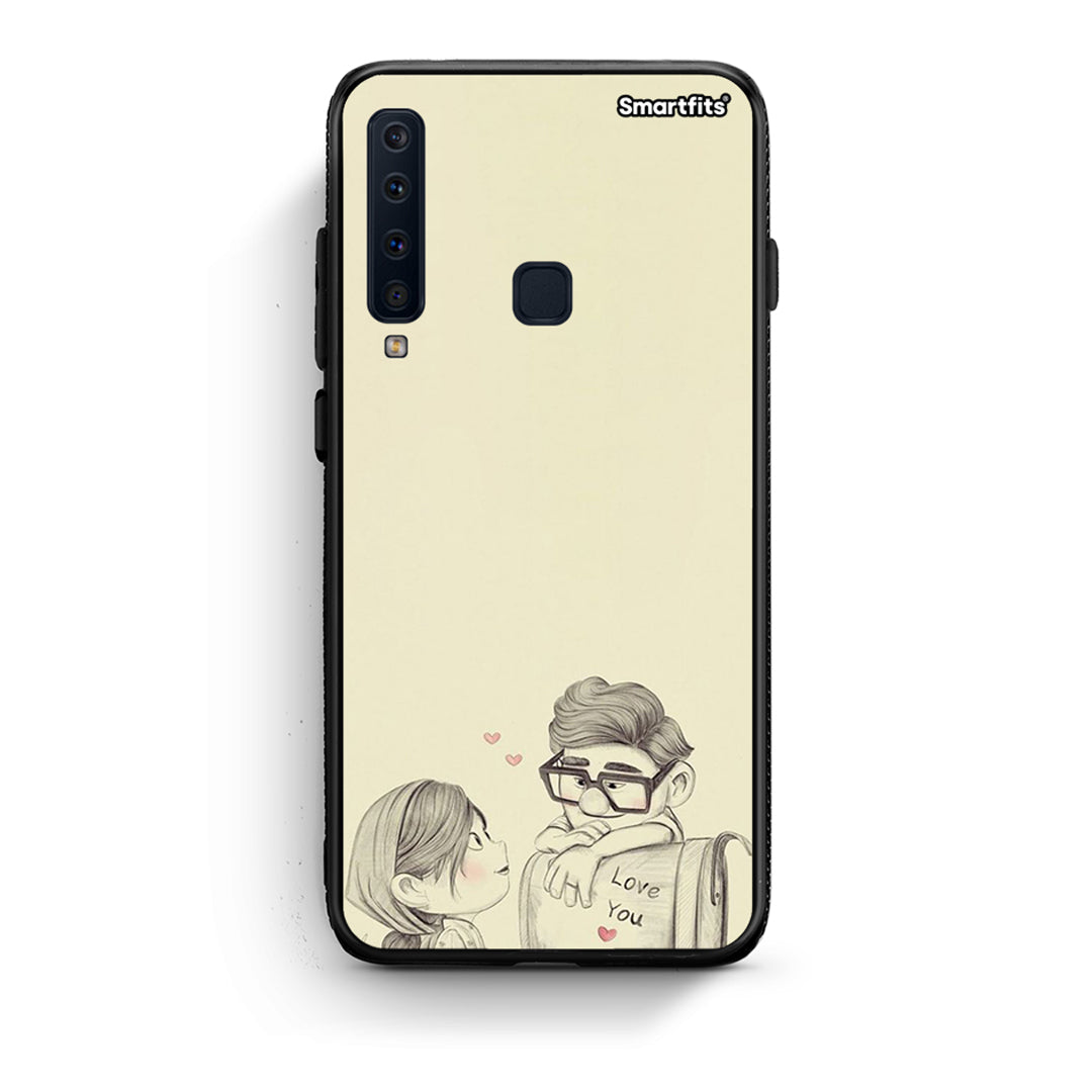 samsung a9 Carl And Ellie θήκη από τη Smartfits με σχέδιο στο πίσω μέρος και μαύρο περίβλημα | Smartphone case with colorful back and black bezels by Smartfits
