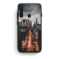 Thumbnail for samsung a9 City Lights θήκη από τη Smartfits με σχέδιο στο πίσω μέρος και μαύρο περίβλημα | Smartphone case with colorful back and black bezels by Smartfits
