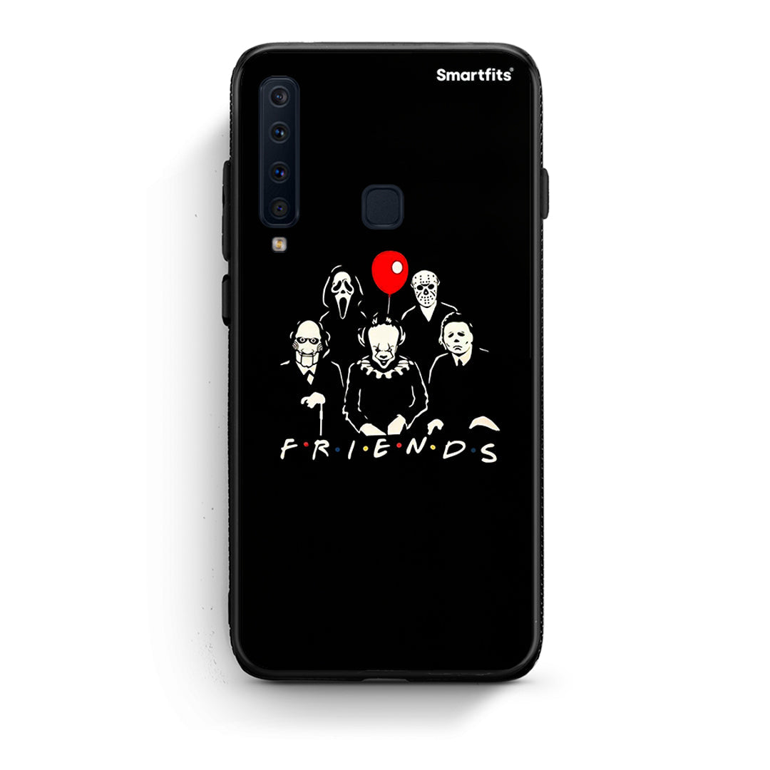 samsung a9 Halloween Friends Θήκη από τη Smartfits με σχέδιο στο πίσω μέρος και μαύρο περίβλημα | Smartphone case with colorful back and black bezels by Smartfits