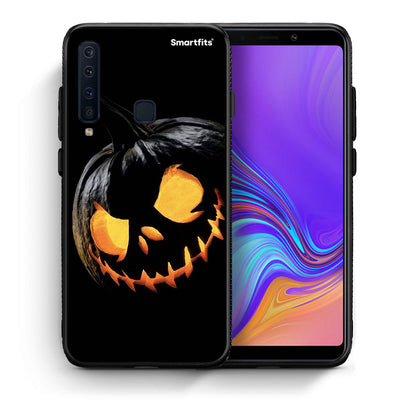 Θήκη Samsung A9 Halloween Scary Pumpkin από τη Smartfits με σχέδιο στο πίσω μέρος και μαύρο περίβλημα | Samsung A9 Halloween Scary Pumpkin case with colorful back and black bezels