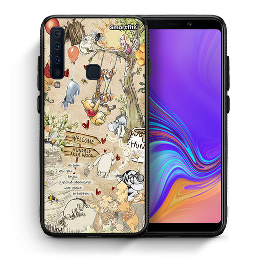 Θήκη Samsung A9 Happy Friends από τη Smartfits με σχέδιο στο πίσω μέρος και μαύρο περίβλημα | Samsung A9 Happy Friends case with colorful back and black bezels