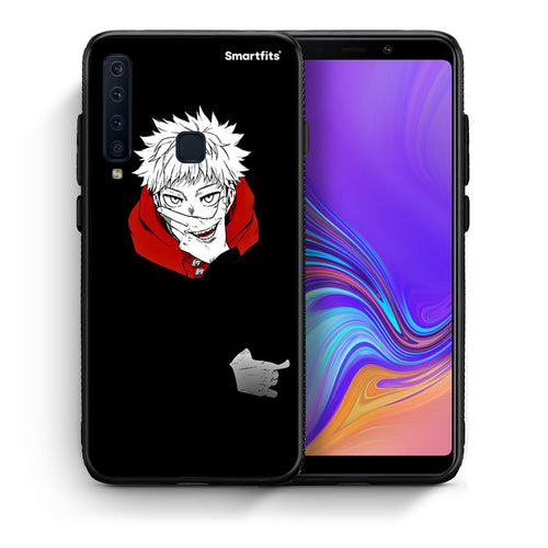 Θήκη Samsung A9 Itadori Anime από τη Smartfits με σχέδιο στο πίσω μέρος και μαύρο περίβλημα | Samsung A9 Itadori Anime case with colorful back and black bezels